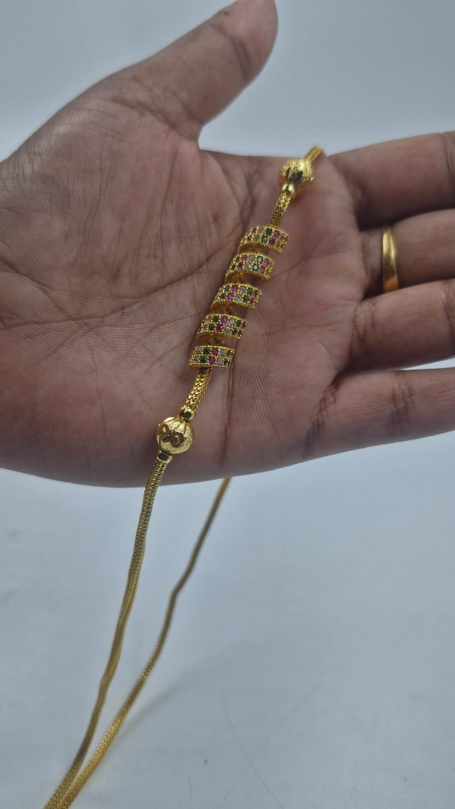 Traditional Gold Plated Mugapu Chain
