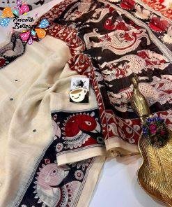 Premium Linen Cotton Sarees Premium Linen Cotton Sarees