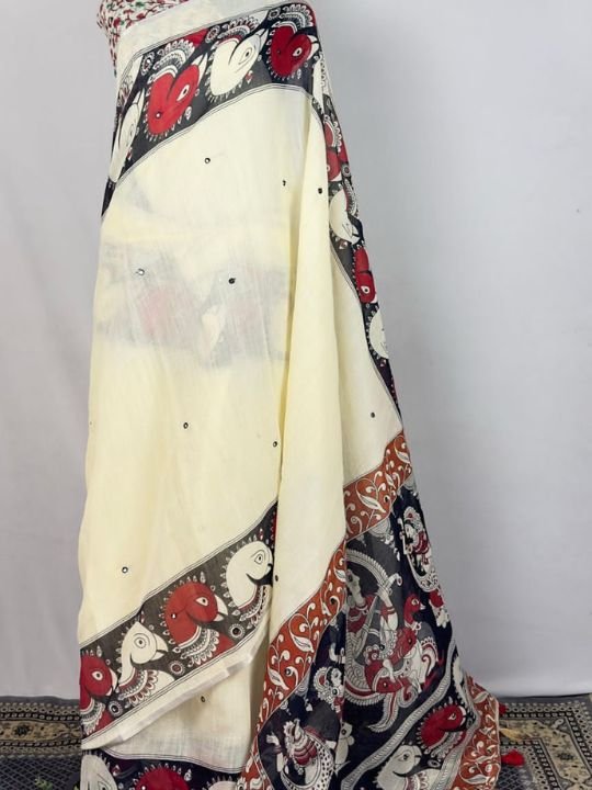 Premium Linen Cotton Sarees Premium Linen Cotton Sarees - Image 6