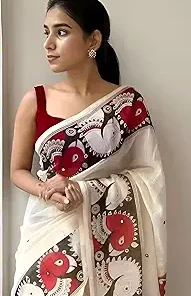 Premium Linen Cotton Sarees