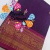 Deep Purple and Magenta Chettinad Cotton Saree
