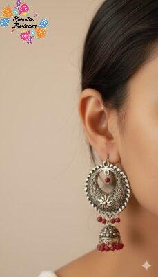 Oxidised Silver Earrings