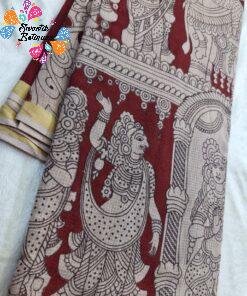 Premium Kotta Cotton Kalamkari Sarees Premium Kotta Cotton Kalamkari Sarees