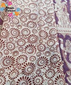 Brown and Beige Premium Kotta Cotton Kalamkari Saree Brown and Beige Premium Kotta Cotton Kalamkari Saree