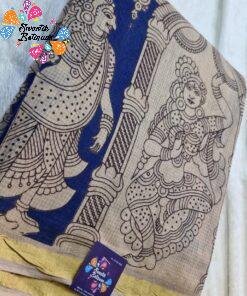 Premium Kotta Cotton Kalamkari Sarees