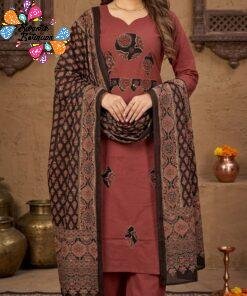 Mirror Designer Elegant Rose Pink and Black Premium Dabu Cotton Readymade Shalwar Suit Mirror Designer Elegant Rose Pink and Black Premium Dabu Cotton Readymade Shalwar Suit