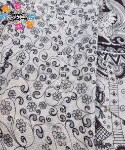 Coffee Brown and Beige Premium Kotta Cotton Kalamkari Saree