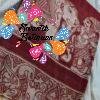 Maroon and Beige Premium Kotta Cotton Kalamkari Saree