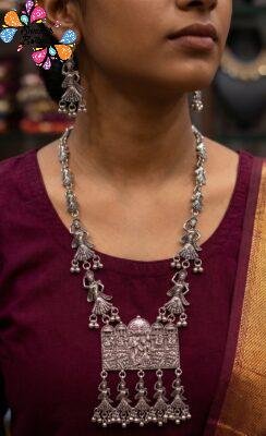 Dancing Girl Designer Oxidised Haram