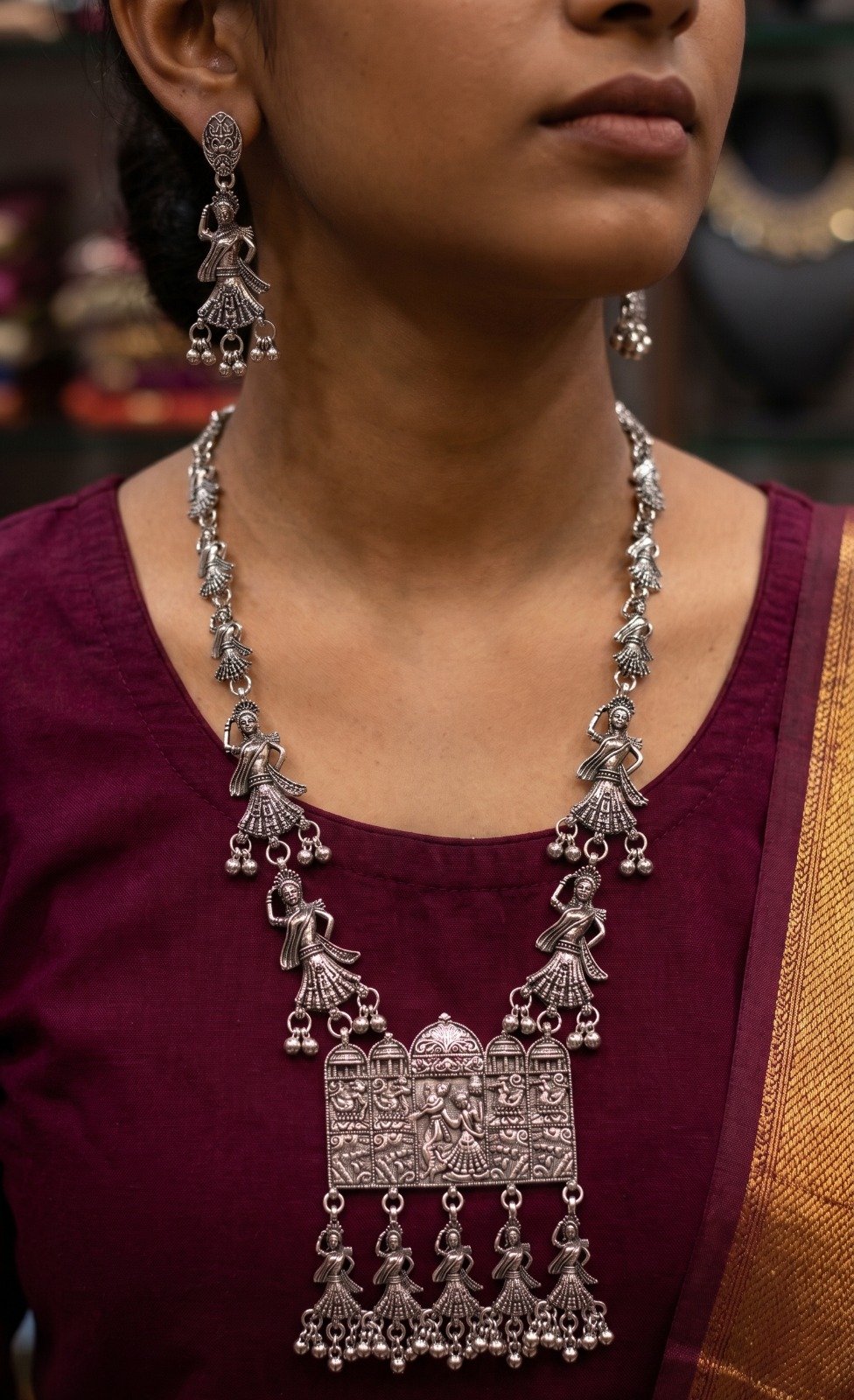 Dancing Girl Designer Oxidised Haram Dancing Girl Designer Oxidised Haram