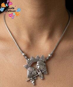 Welcome Swastik Boutiques, Sri Lanka Alternative view of Oxidised Haram