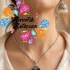 Flower Designer Oxidised Silver short Pendant With Chain