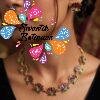 Deep Wine Maroon Lotus Designer Matte Finished Necklace Deep Wine Maroon Lotus Designer Matte Finished Necklace