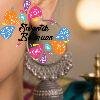 Floral Designer Oxidised Silver Jhumkha