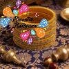 Turmeric Yellow Stone Work Velvet Bangles Turmeric Yellow Stone Work Velvet Bangles