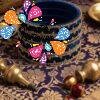 Navy Blue Colour Premium Velvet Bangles Navy Blue Colour Premium Velvet Bangles