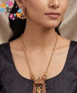Radha Krishna Designer Matte Finished Haram