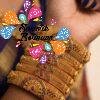 Lakshmi Designer Matte Finished Bangle Set
