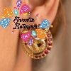 Peacock Designer Stud Type Antique Earrings