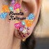 Flower Designer Stud Type Matte Finished Earrings Flower Designer Stud Type Matte Finished Earrings