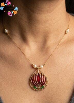 Lotus Designer Invisible Necklace