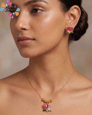 Lotus Designer Invisible Necklace