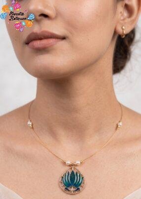 Lotus Designer Invisible Necklace