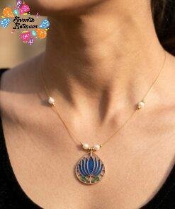 Alternative view of Lotus Designer Invisible Necklace