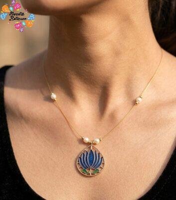 Lotus Designer Invisible Necklace