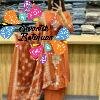 Flower Designer Rust Orange Ready Made Shalwar Suit