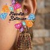 Kopuram Designer Oxidised Gold Jhumkha