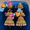 Lakshmi Designer Matte Finished Jhumka Lakshmi Designer Matte Finished Jhumka
