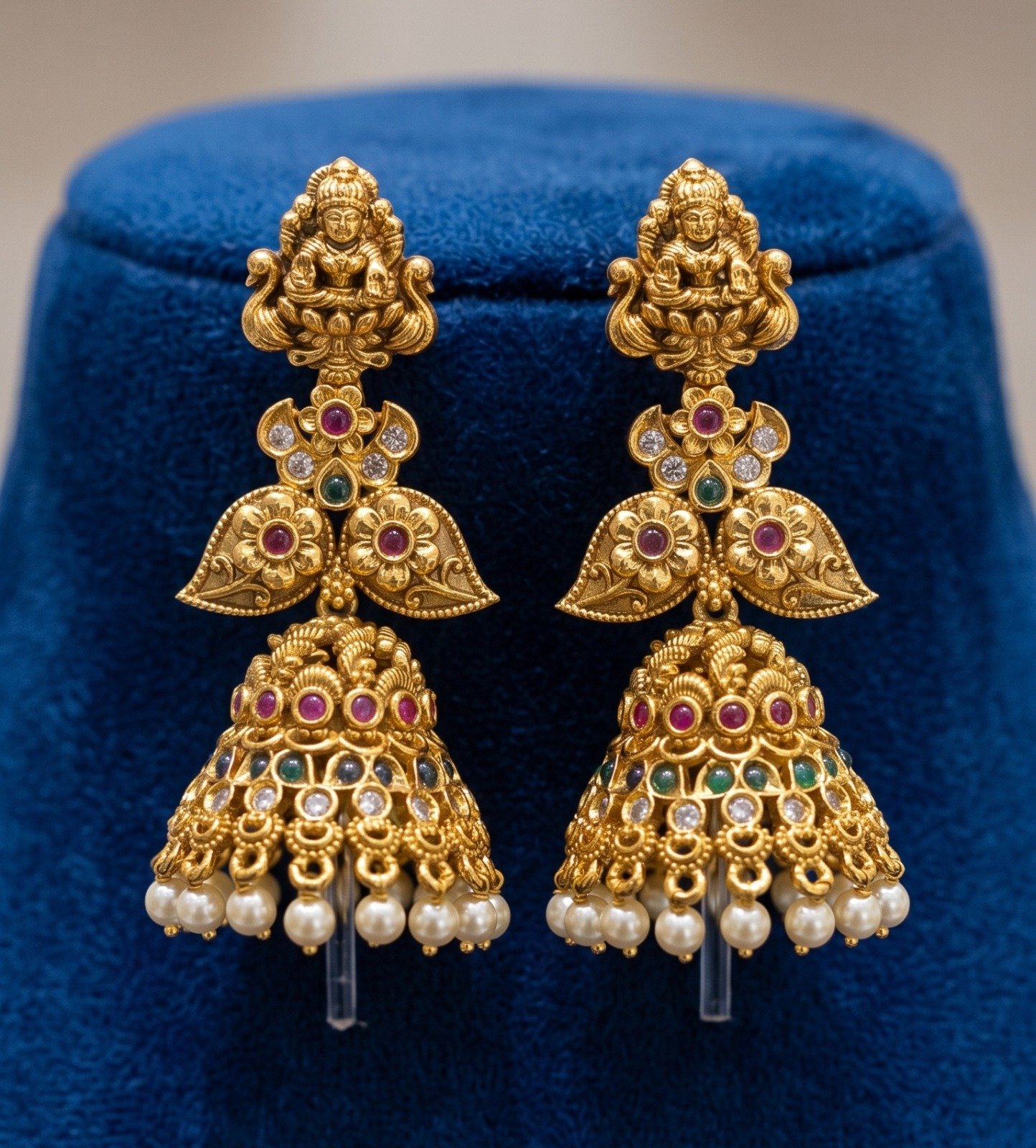 Lakshmi Designer Matte Finished Jhumka Lakshmi Designer Matte Finished Jhumka