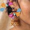 Peacock Designer Matte Finished Jhumka Peacock Designer Matte Finished Jhumka