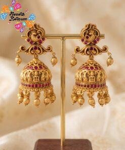 Peacock Designer Matte Finished Jhumka Peacock Designer Matte Finished Jhumka