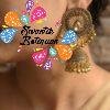 Flower Designer Oxidised Gold Jhumkha