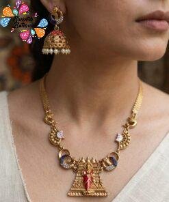 Amman Designer Matte Finished Necklace