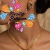 Floral Designer Matte Finished Necklace