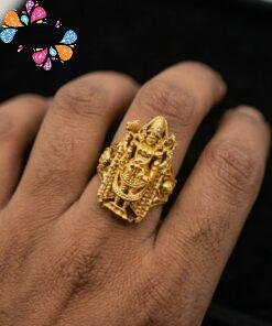 Premium Perumal Designer Matte Finished Ring