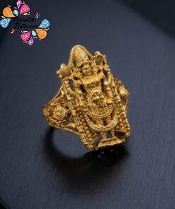 Alternative view of Premium Perumal Designer Matte Finished Ring