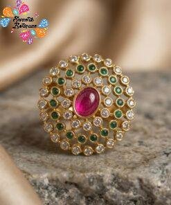 Alternative view of Premium Flower Designer Matte Finished Ring