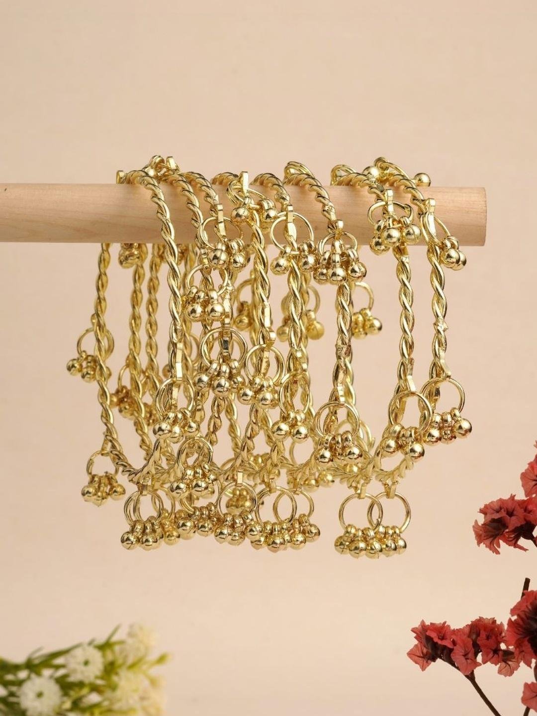 Premium Oxidised Gold Kashmir Bangles Premium Oxidised Gold Kashmir Bangles