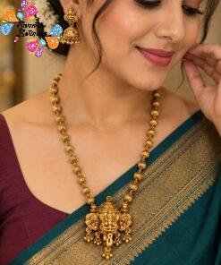 Ganesh Designer Matte Finished Necklace