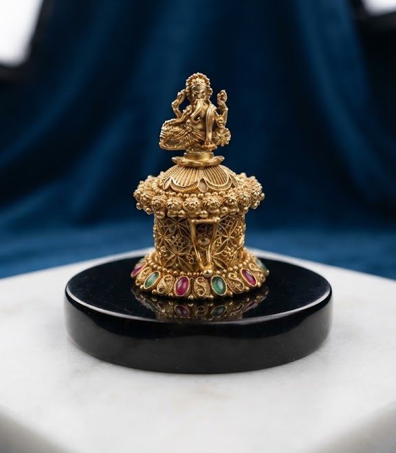 Ganesh Designer Pink And Green Stone Mixed Matte Finished Kum Kum Boxes Ganesh Designer Pink And Green Stone Mixed Matte Finished Kum Kum Boxes