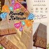 Taupe Brown with Deep Maroon and Antique Gold Zari Work Border Premium Kanchi Cotton Saree with Rich Pallu Taupe Brown with Deep Maroon and Antique Gold Zari Work Border Premium Kanchi Cotton Saree with Rich Pallu