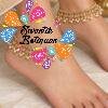 Premium Gold Stone Designer White Pearl Antique Gold Bridal Anklet