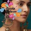 Premium Flower Designer Purple And Green Stone Mixed Oxidised Gold Kashmir Jhumka Premium Flower Designer Purple And Green Stone Mixed Oxidised Gold Kashmir Jhumka