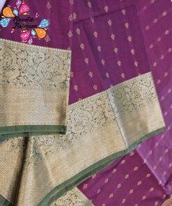 Gold Weave Designer Deep Wine Maroon And Olive Green Premium Semi Silk Saree Gold Weave Designer Deep Wine Maroon And Olive Green Premium Semi Silk Saree