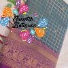 Checked Designer Peacock Green With Purple Premium Semi Silk Saree Checked Designer Peacock Green With Purple Premium Semi Silk Saree