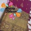 Floral Designer Deep Pink And Purple Premium Semi Silk Saree Floral Designer Deep Pink And Purple Premium Semi Silk Saree